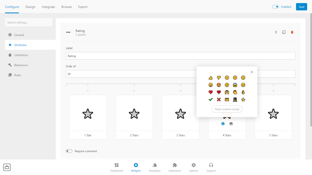 TotalRating editor